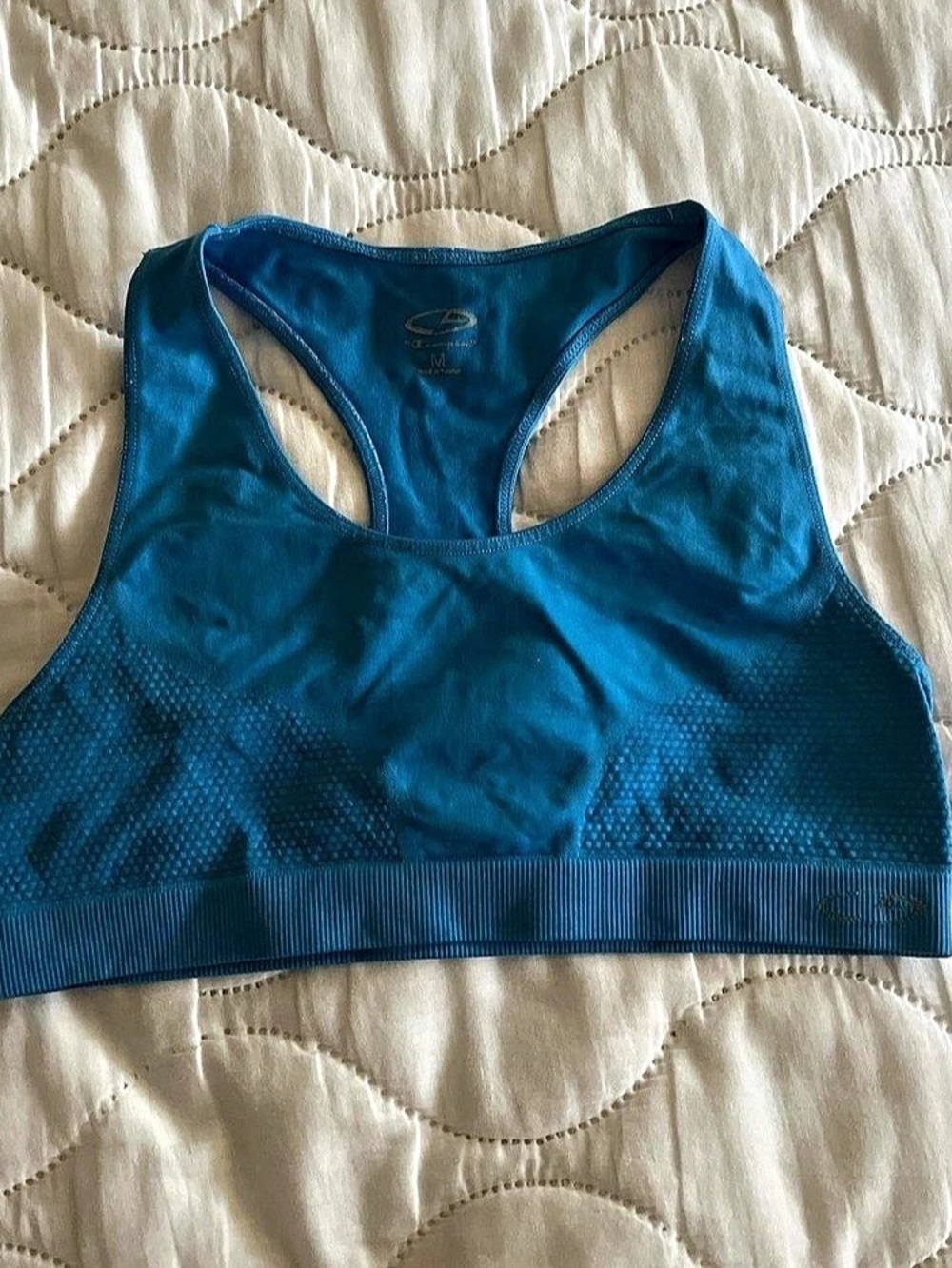 Champion Blue Sports Bra Medium
